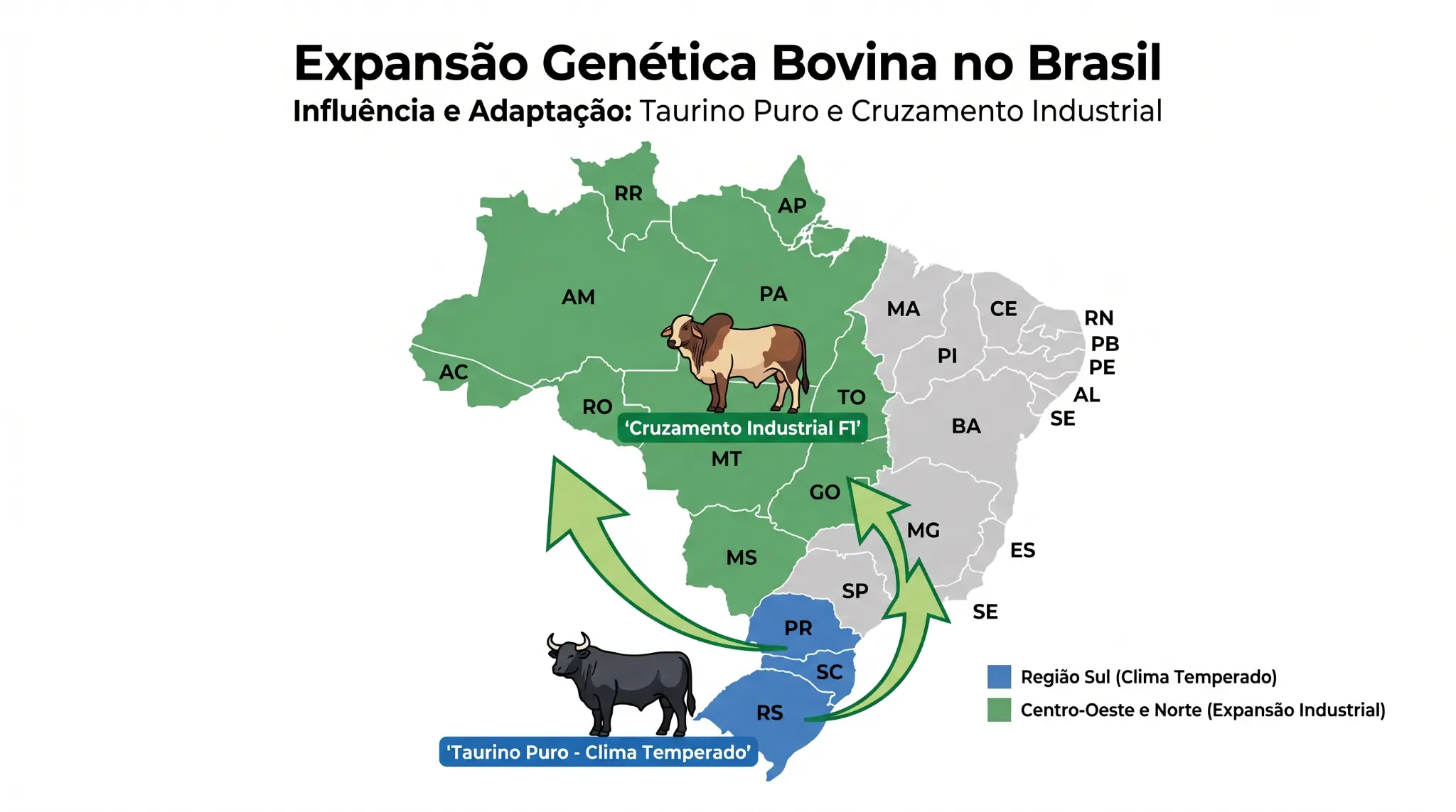 Mapa de distribuição